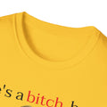 Life's a Bitch So Am I T-Shirt, Sassy Attitude Tee, Funny Profanity Quote Shirt, Retro Vintage Pinup Girl Graphic, Gift for Her, 50s Style