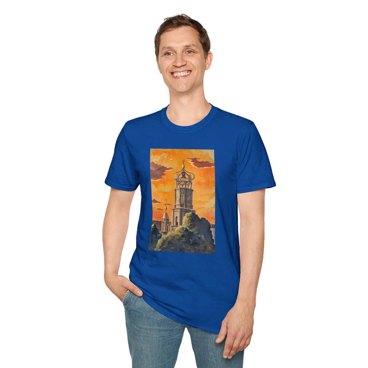 Puerto Vallarta Church Sunset Graphic T-Shirt