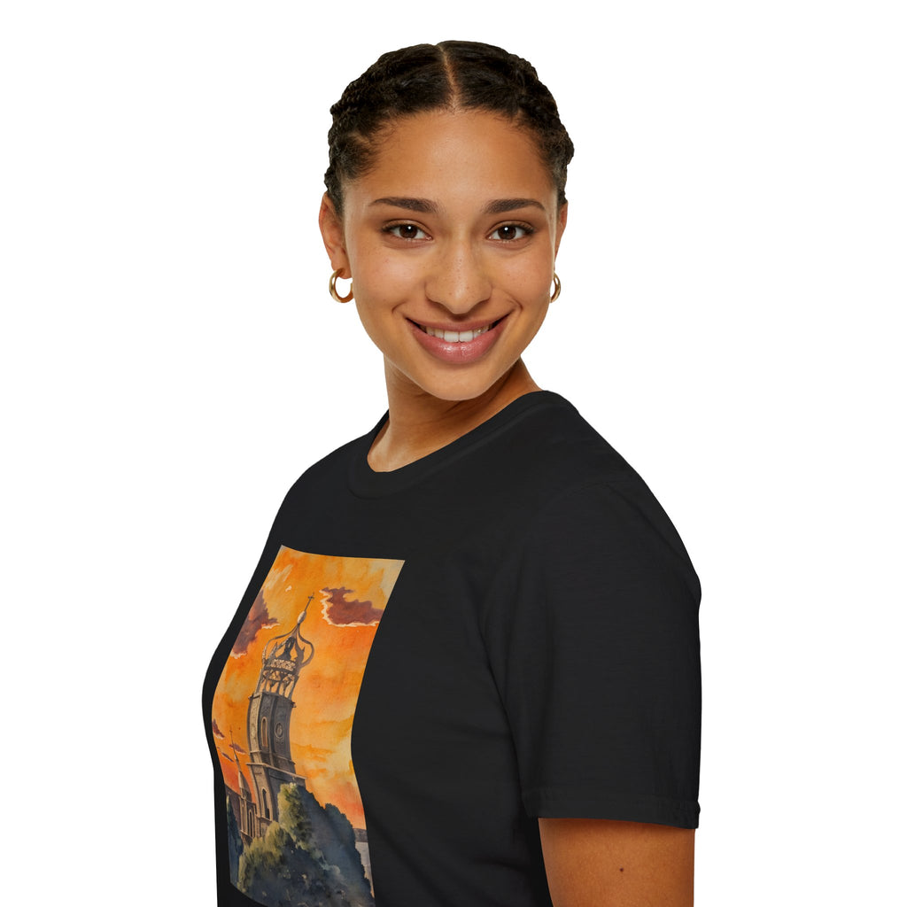 Puerto Vallarta Church Sunset Graphic T-Shirt