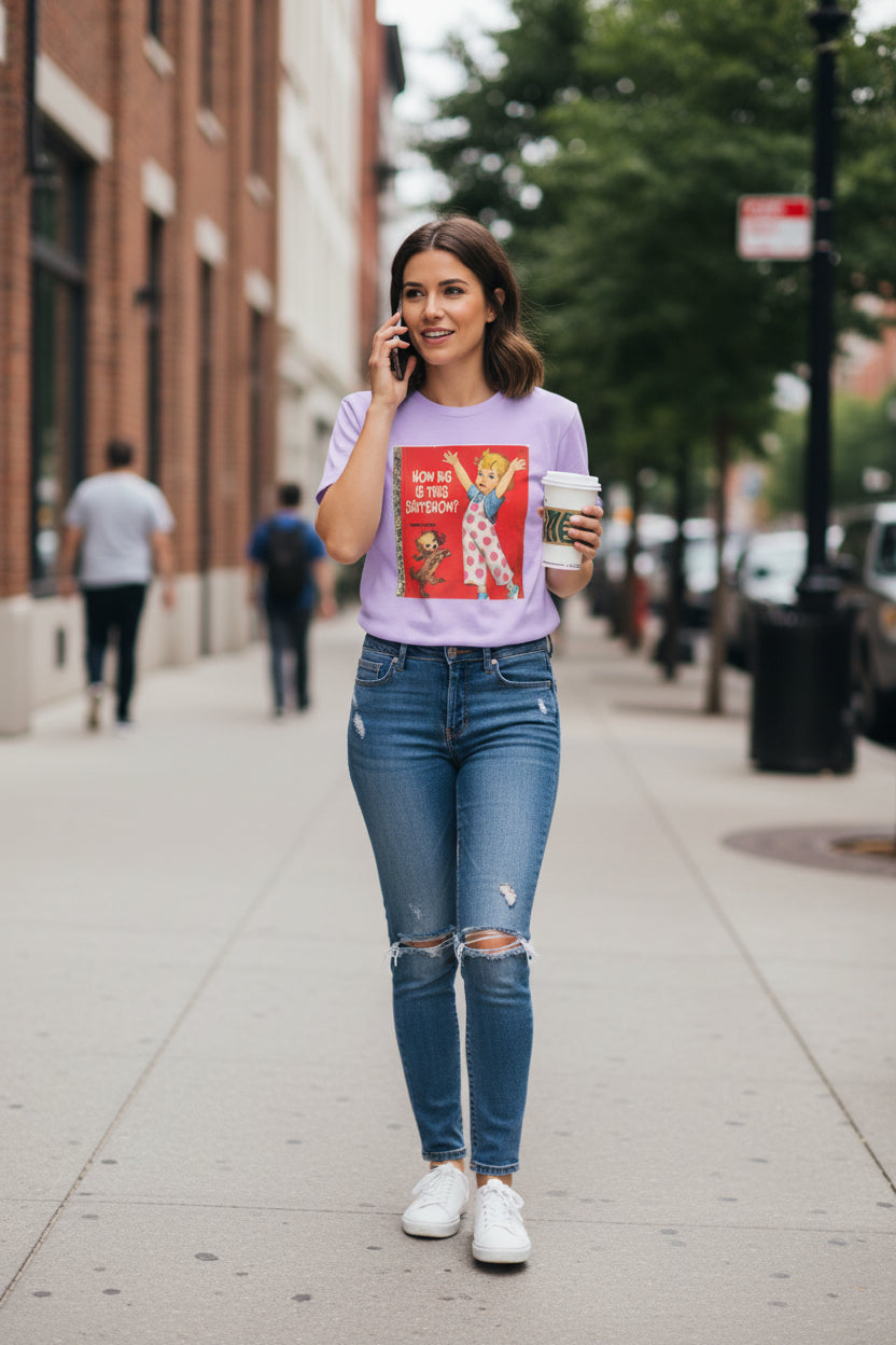 How Big Is This Shitshow Funny Vintage Children's Book T-Shirt | Sarcastic Graphic Tee
