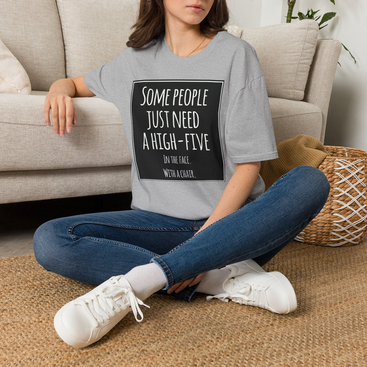 High-Five In The Face With A Chair Sarcastic T-Shirt