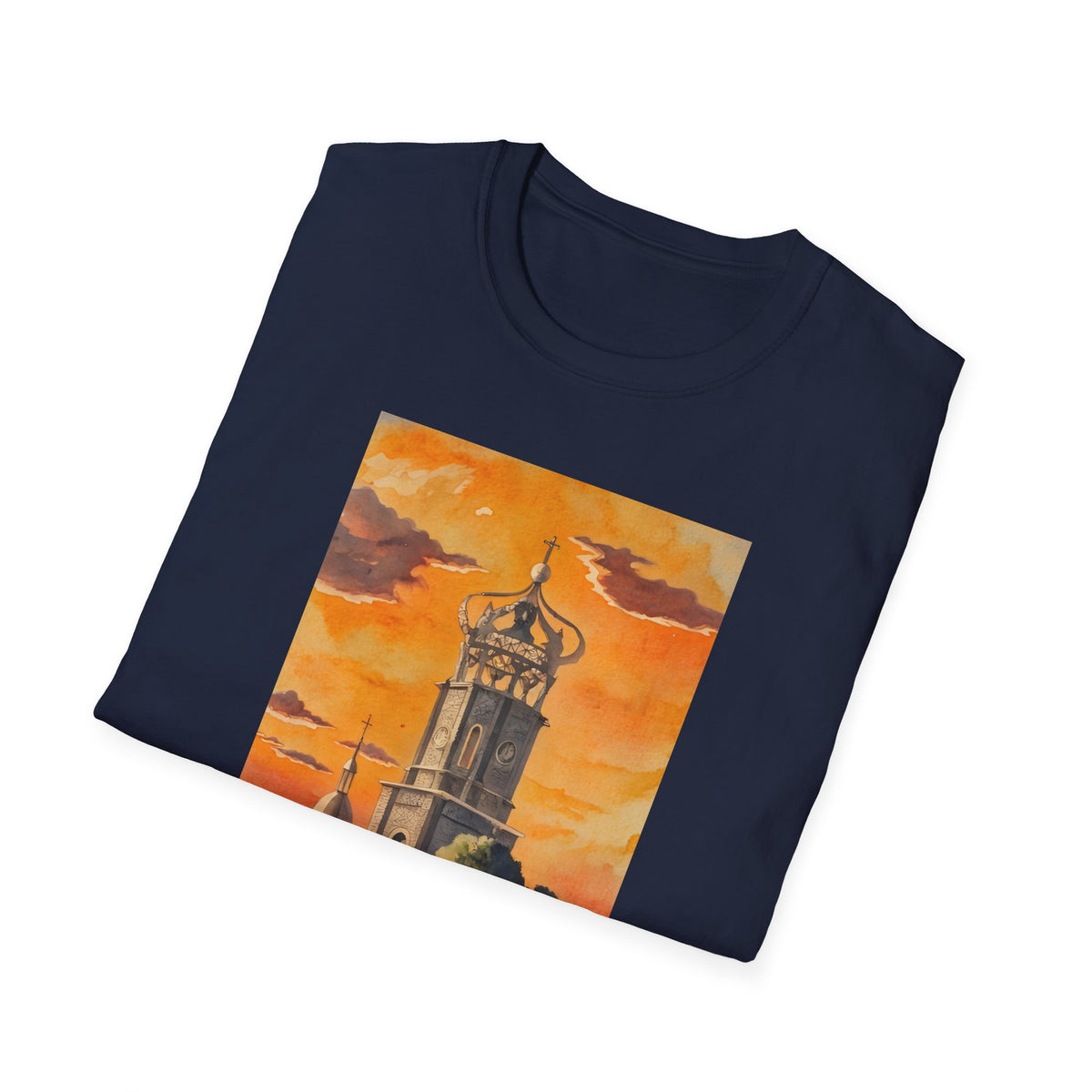 Puerto Vallarta Church Sunset Graphic T-Shirt