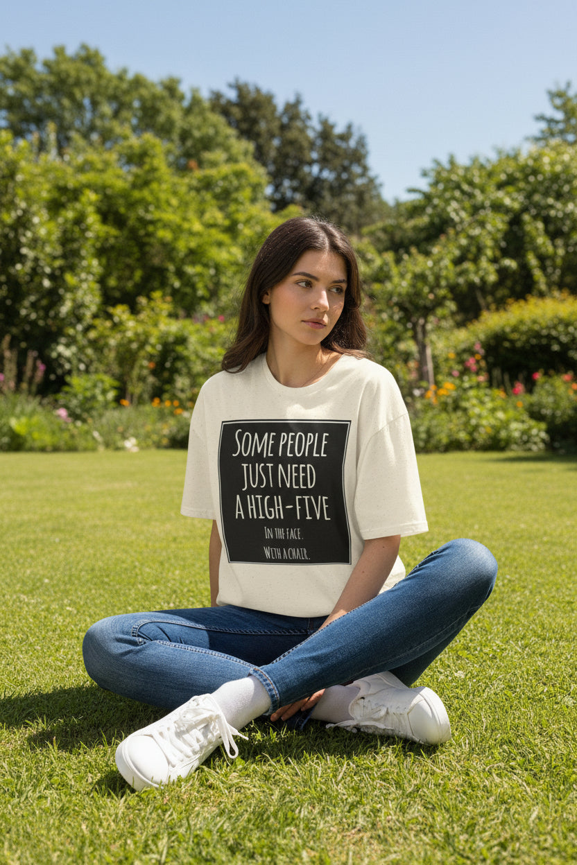 High-Five In The Face With A Chair Sarcastic T-Shirt