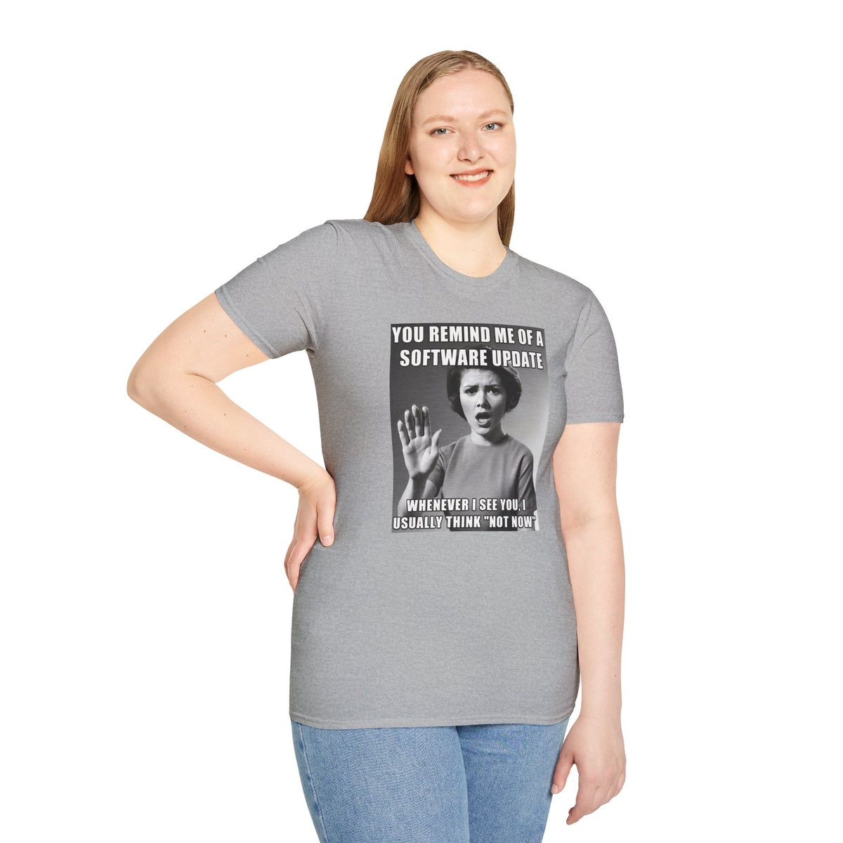 You Remind Me of a Software Update T-Shirt | Funny Sarcastic Retro Graphic Tee