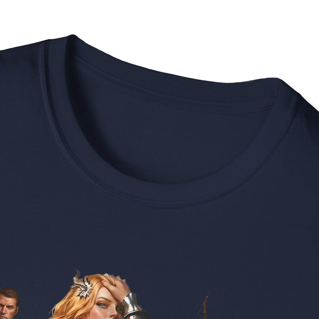 Fantasy Heroine Graphic Tee | Warrior Princess & Great sword T-Shirt | Dungeons and Dragons RPG Party Shirt | Dark Fantasy Graphic Tee