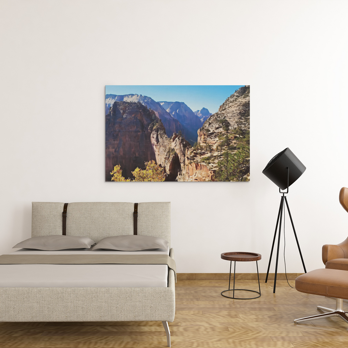 Zion National Park Angels Landing Fine Art Wood Print