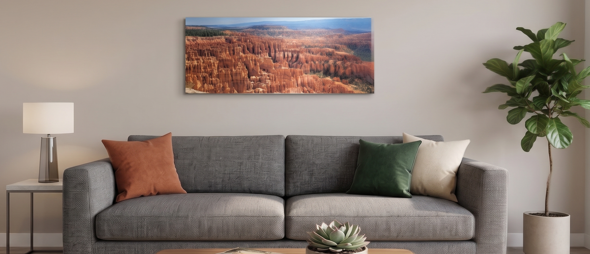 Bryce Canyon Hoodoos Aluminum Metal Print | Utah Red Rock Landscape Wall Art | National Park Art
