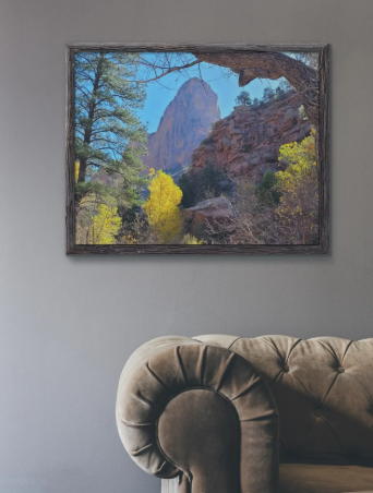 Zion National Park Artwork Print - Scenic Landscape, Landscape Art - Gift Ideas - Nature Landscape Print - Photography Art