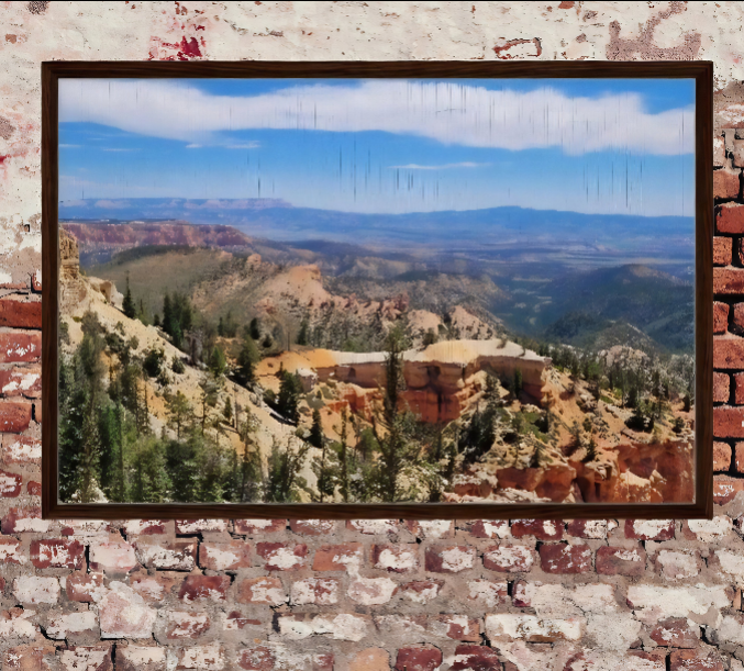 Bryce Canyon National Park Framed Canvas Wall Art