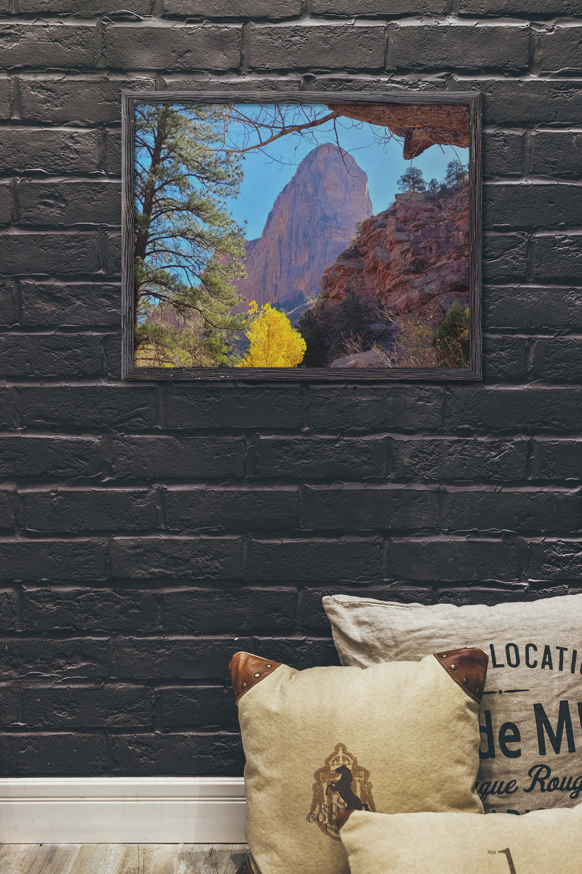 Zion National Park Artwork Print - Scenic Landscape, Landscape Art - Gift Ideas - Nature Landscape Print - Photography Art