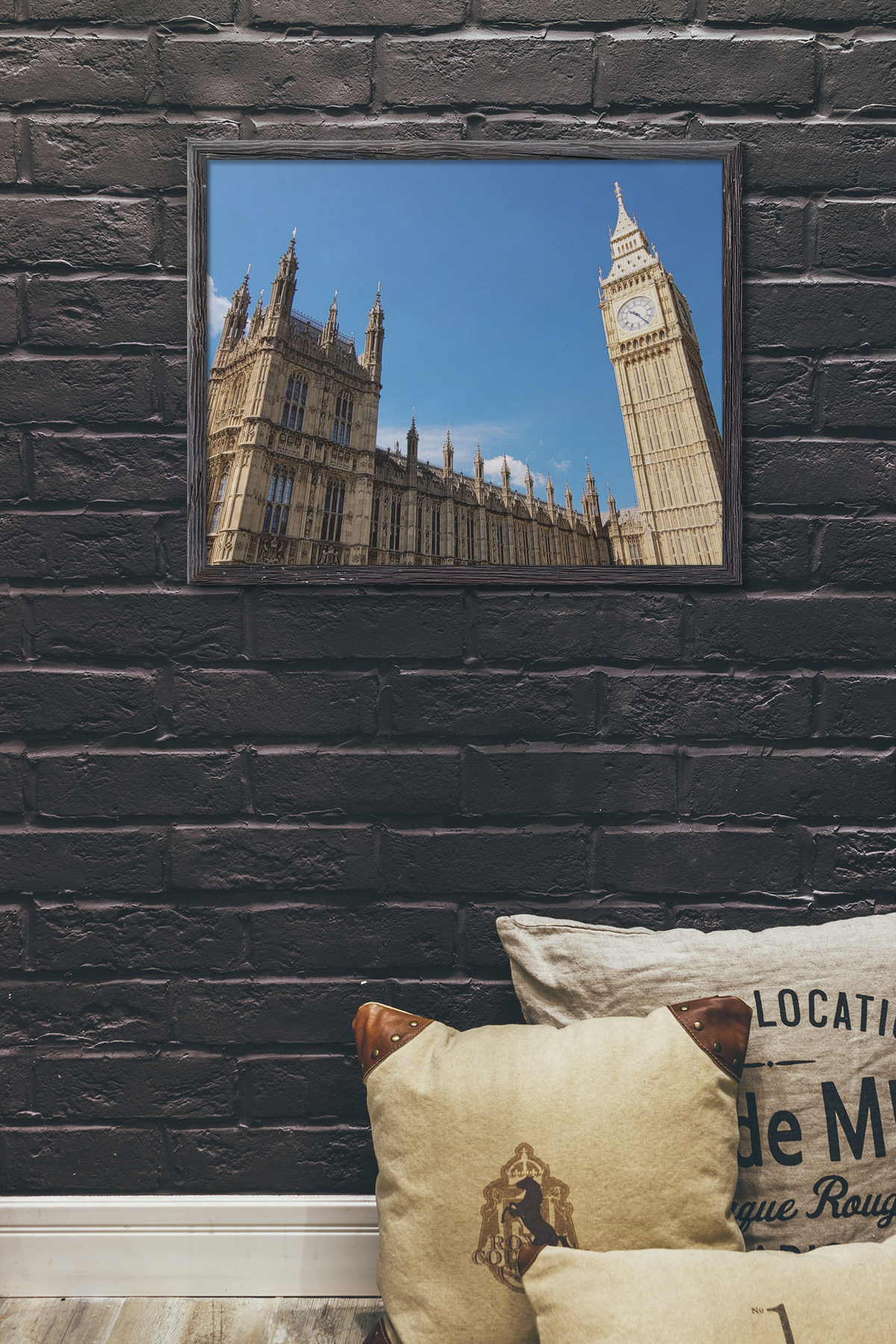 London Big Ben & Palace of Westminster Canvas Print | Elizabeth Tower Architectural Fine Art Wall Decor