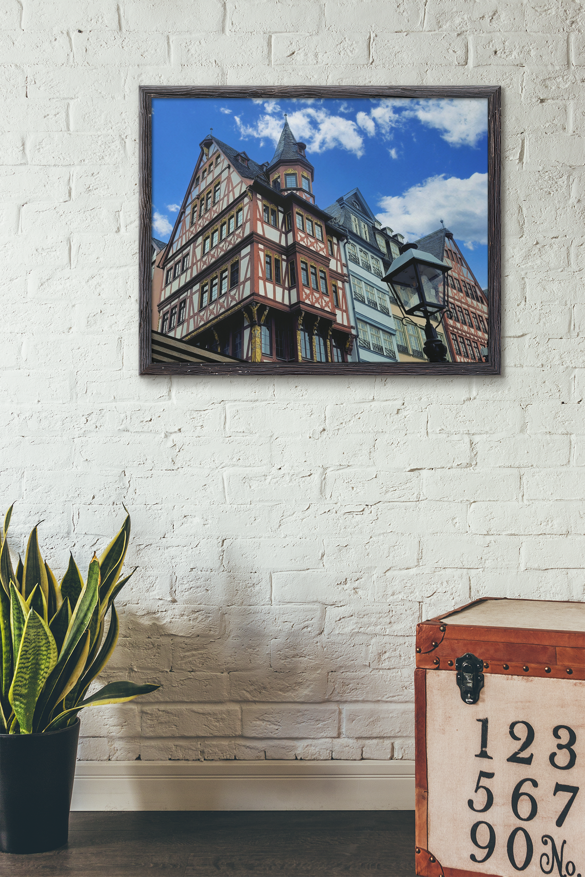 Frankfurt Römerberg Architecture Fine Art Print