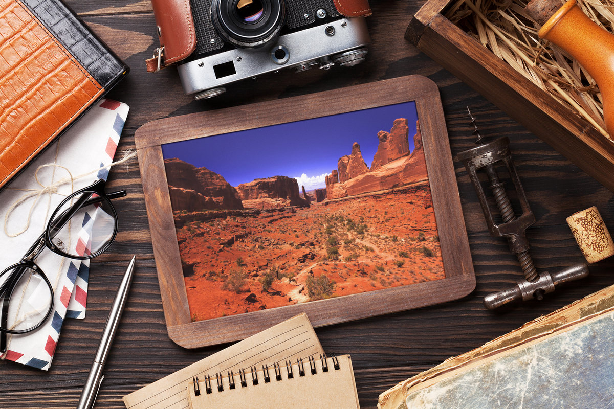 Arches National Park Park Avenue Fine Art Print | Utah Red Rock Canyon Landscape Photography