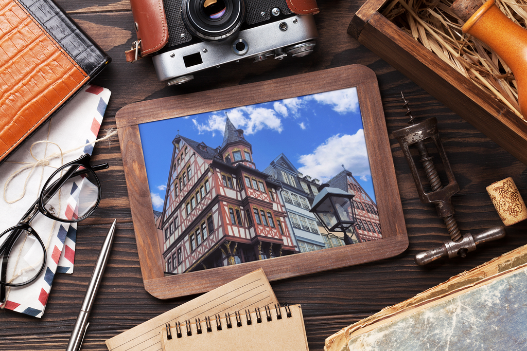 Frankfurt Römerberg Architecture Fine Art Print