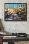 Kolob Canyons Creek Fine Art Print | Zion National Park Red Rock Landscape Photography