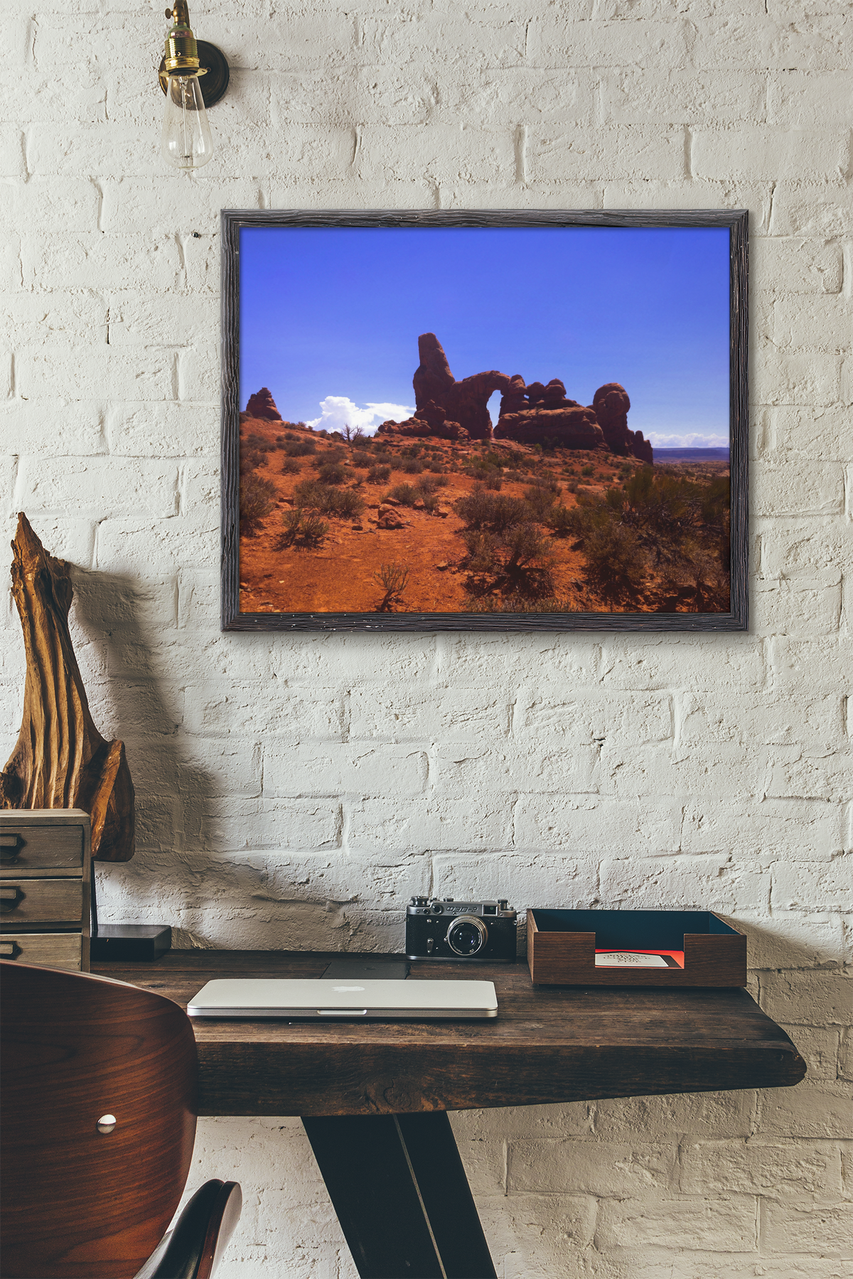 Arches National Park Turret Arch Wall Art | Utah Red Rock Landscape Fine Art Print