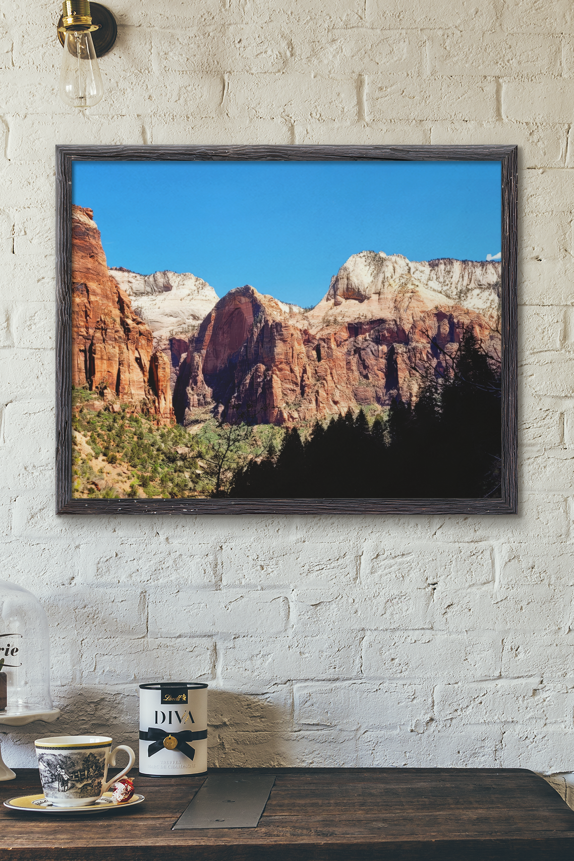 Zion National Park Great White Throne Fine Art Print