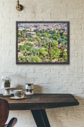 Athens Watercolor Print - Greek Watercolor Fine Art Print - Scenic Landscape - Watercolor Art - Greek Cityscape, Travel Art