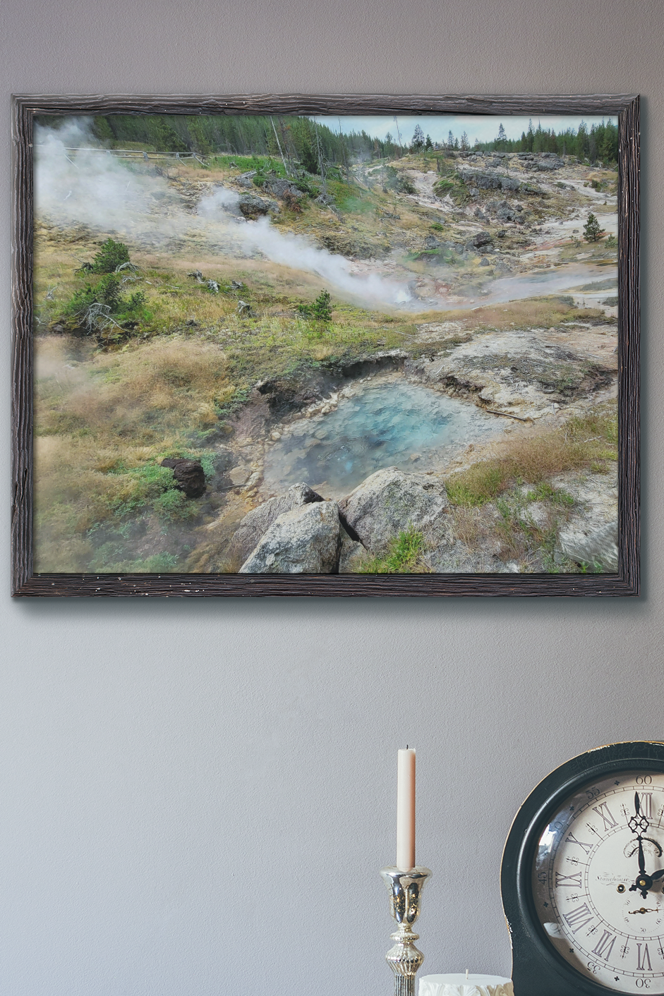 Yellowstone Fountain Paint Pot & Thermal Basin Print