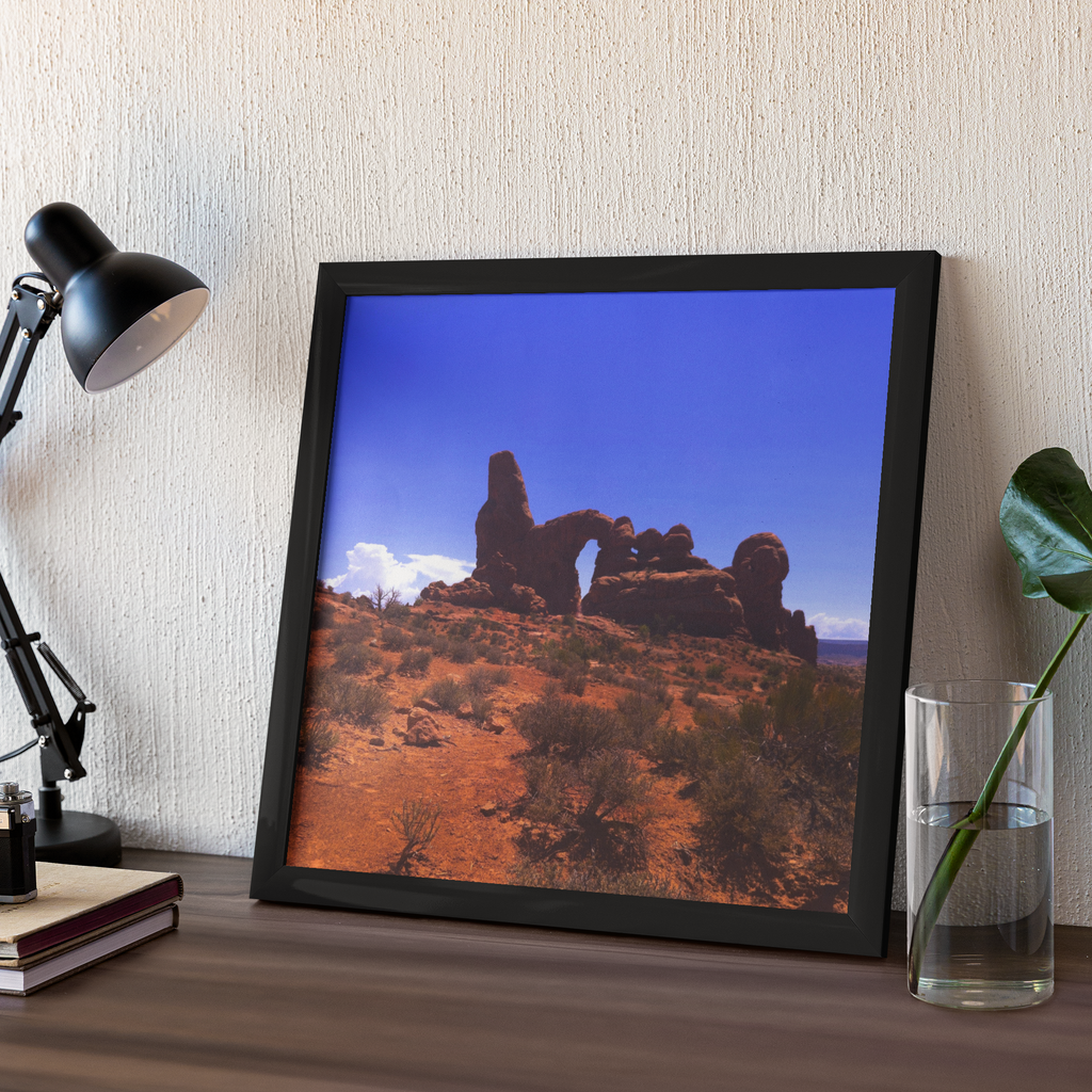 Arches National Park Turret Arch Wall Art | Utah Red Rock Landscape Fine Art Print