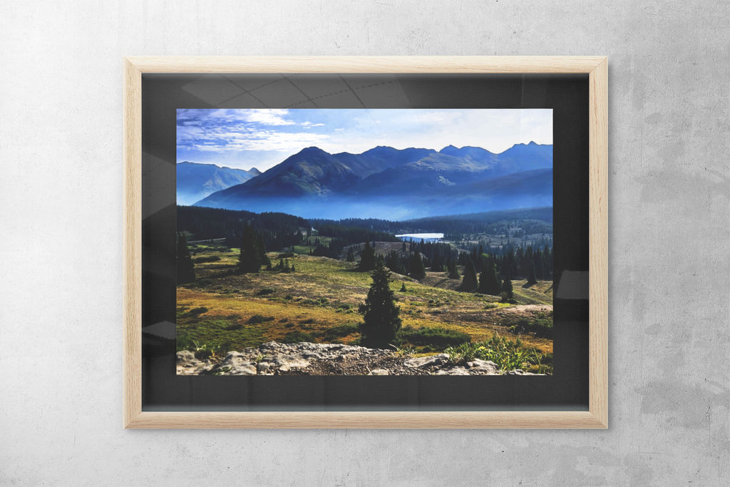 Misty Morning Colorado Rocky Mountains Landscape Photography Print