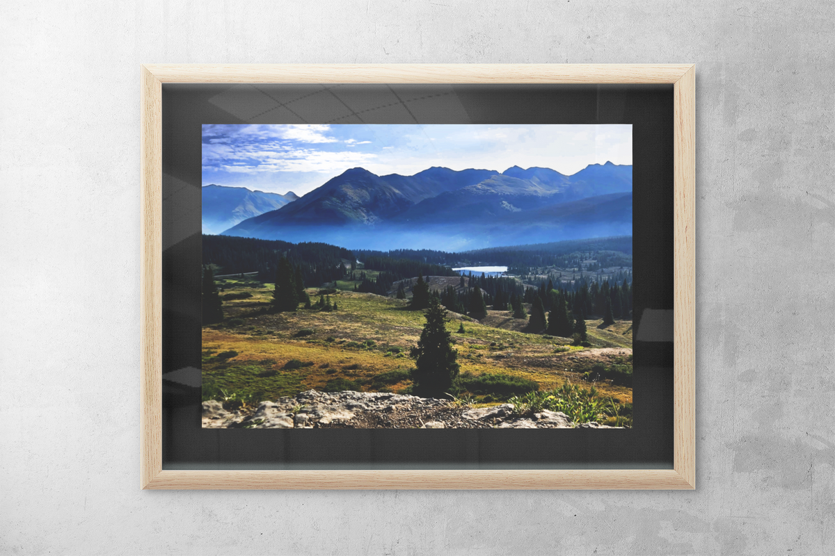 Misty Morning Colorado Rocky Mountains Landscape Photography Print