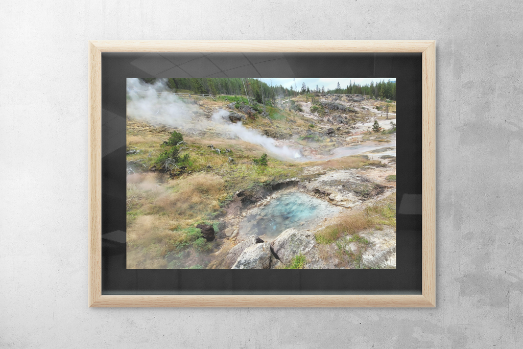Yellowstone Fountain Paint Pot & Thermal Basin Print