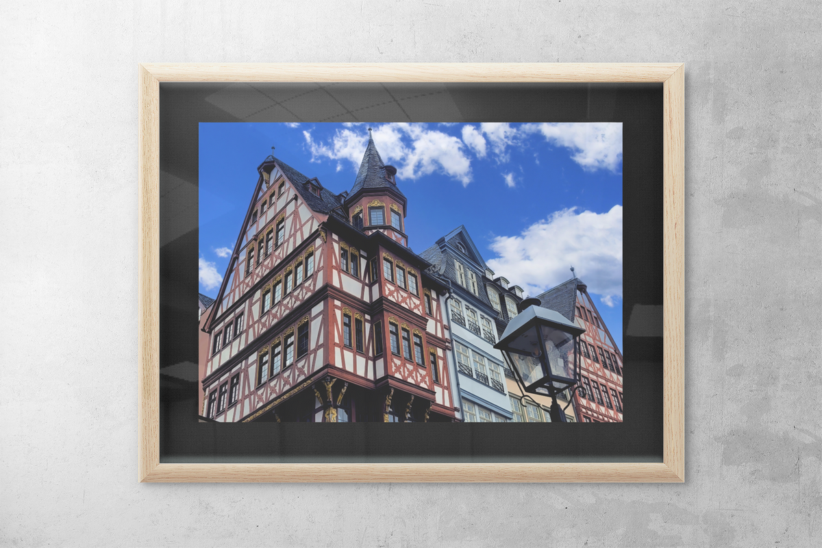 Frankfurt Römerberg Architecture Fine Art Print