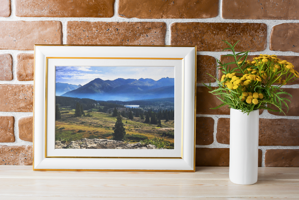 Misty Morning Colorado Rocky Mountains Landscape Photography Print