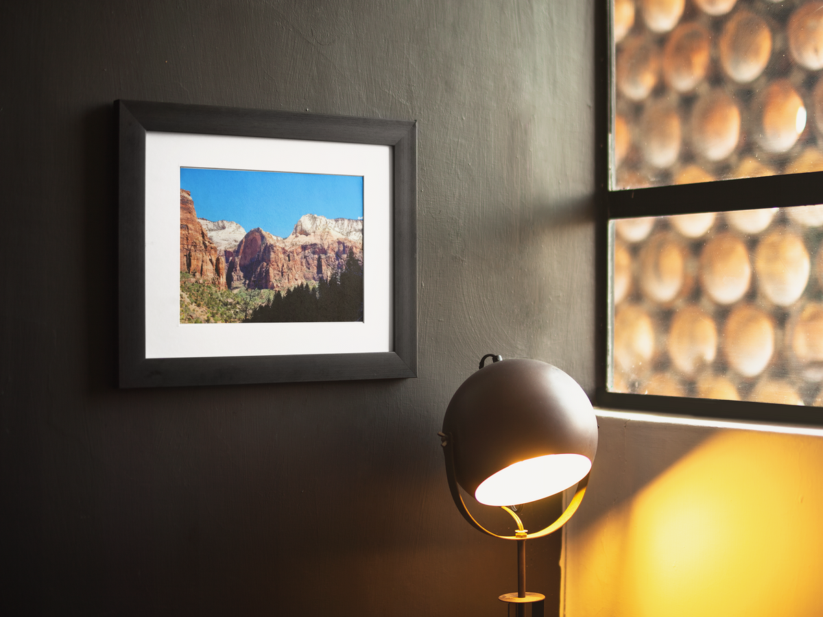 Zion National Park Great White Throne Fine Art Print