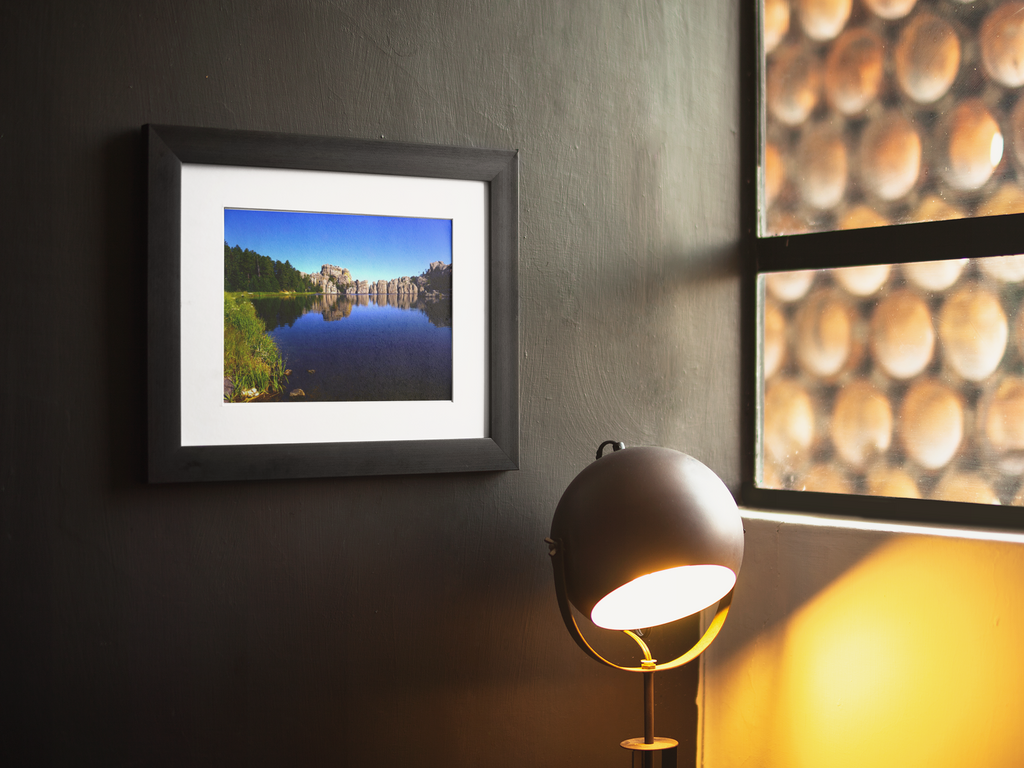 Sylvan Lake Custer State Park Photography Print | Black Hills Granite Rock Reflections Wall Art