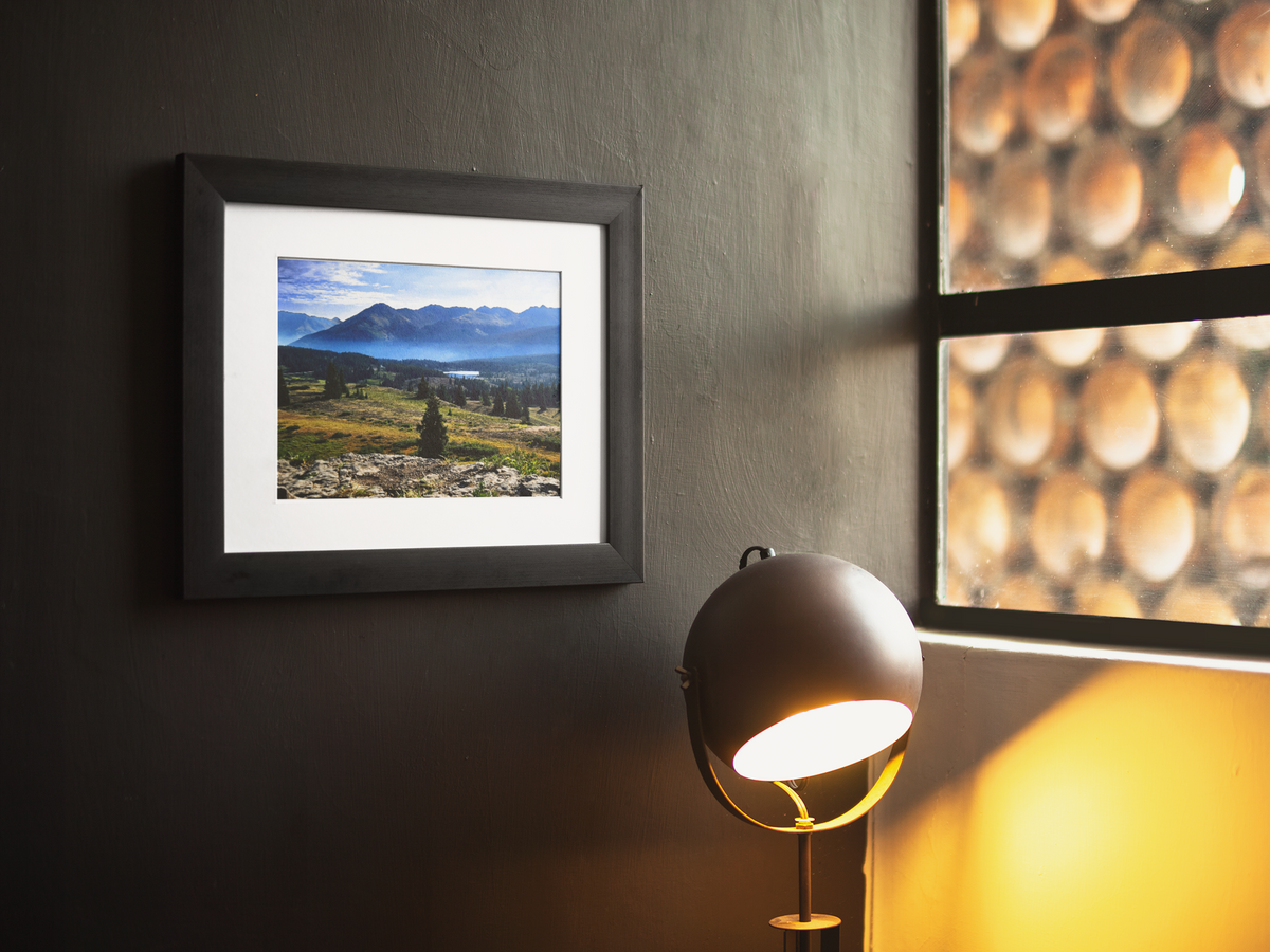 Misty Morning Colorado Rocky Mountains Landscape Photography Print