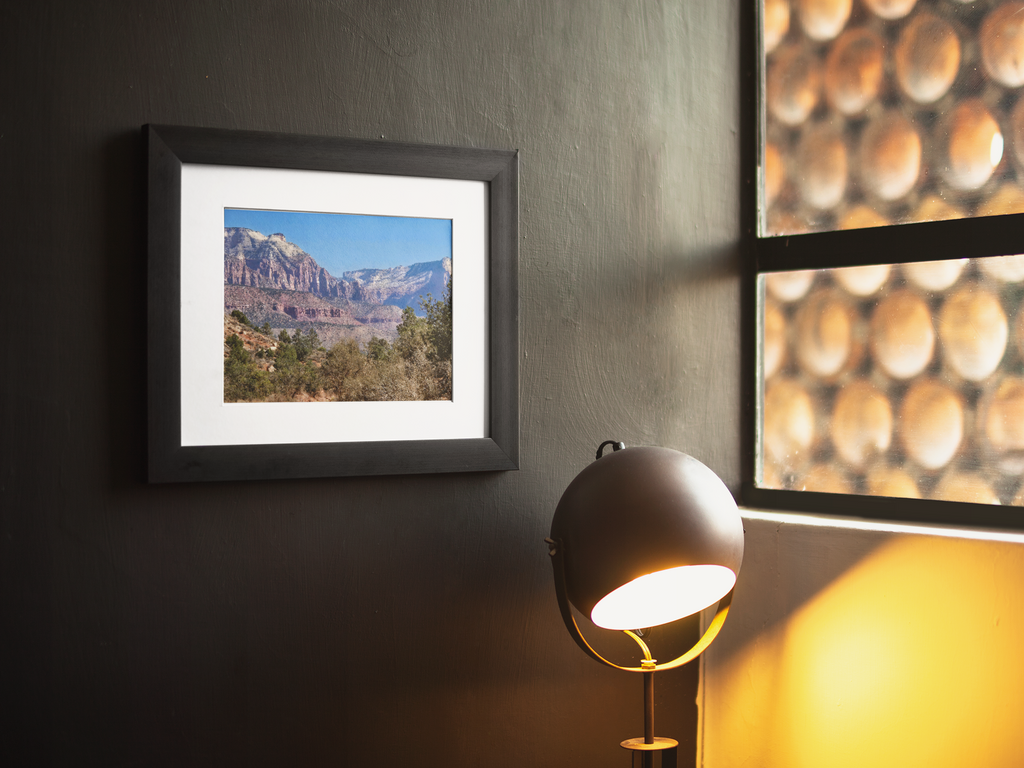 Mt Kinesava & Johnson Mountain - Gateway to Zion Photography Print | Utah Red Rock Landscape Wall Art Print - Scenic Landscape