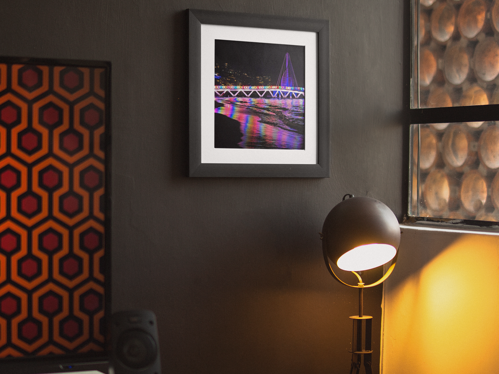 Los Muertos Pier Puerto Vallarta Night Print