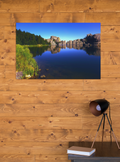 Sylvan Lake Custer State Park Photography Print | Black Hills Granite Rock Reflections Wall Art