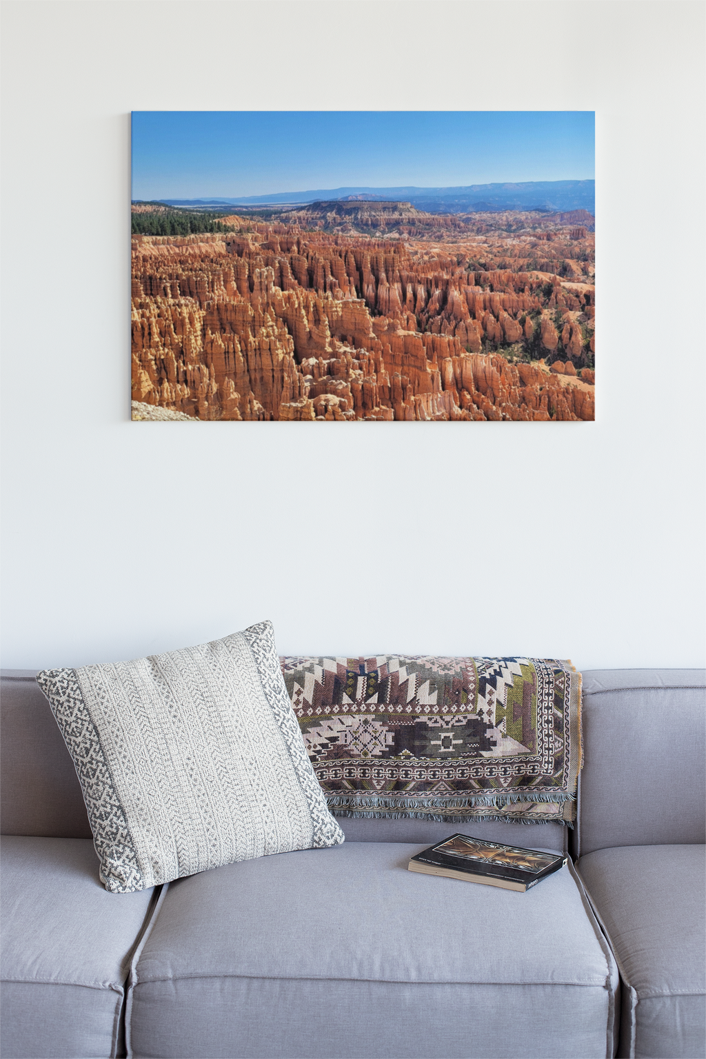 Bryce Canyon Hoodoos Aluminum Metal Print | Utah Red Rock Landscape Wall Art | National Park Art