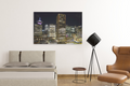 Modern Vancouver City Lights Fine Art Print | Panoramic Nighttime Cityscape Wall Decor