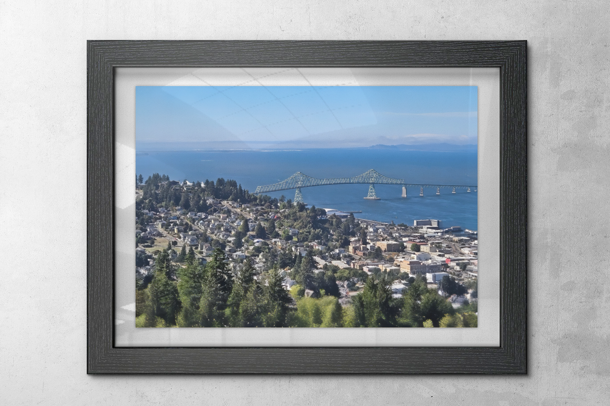Astoria Oregon Megler Bridge & Columbia River Fine Art Print