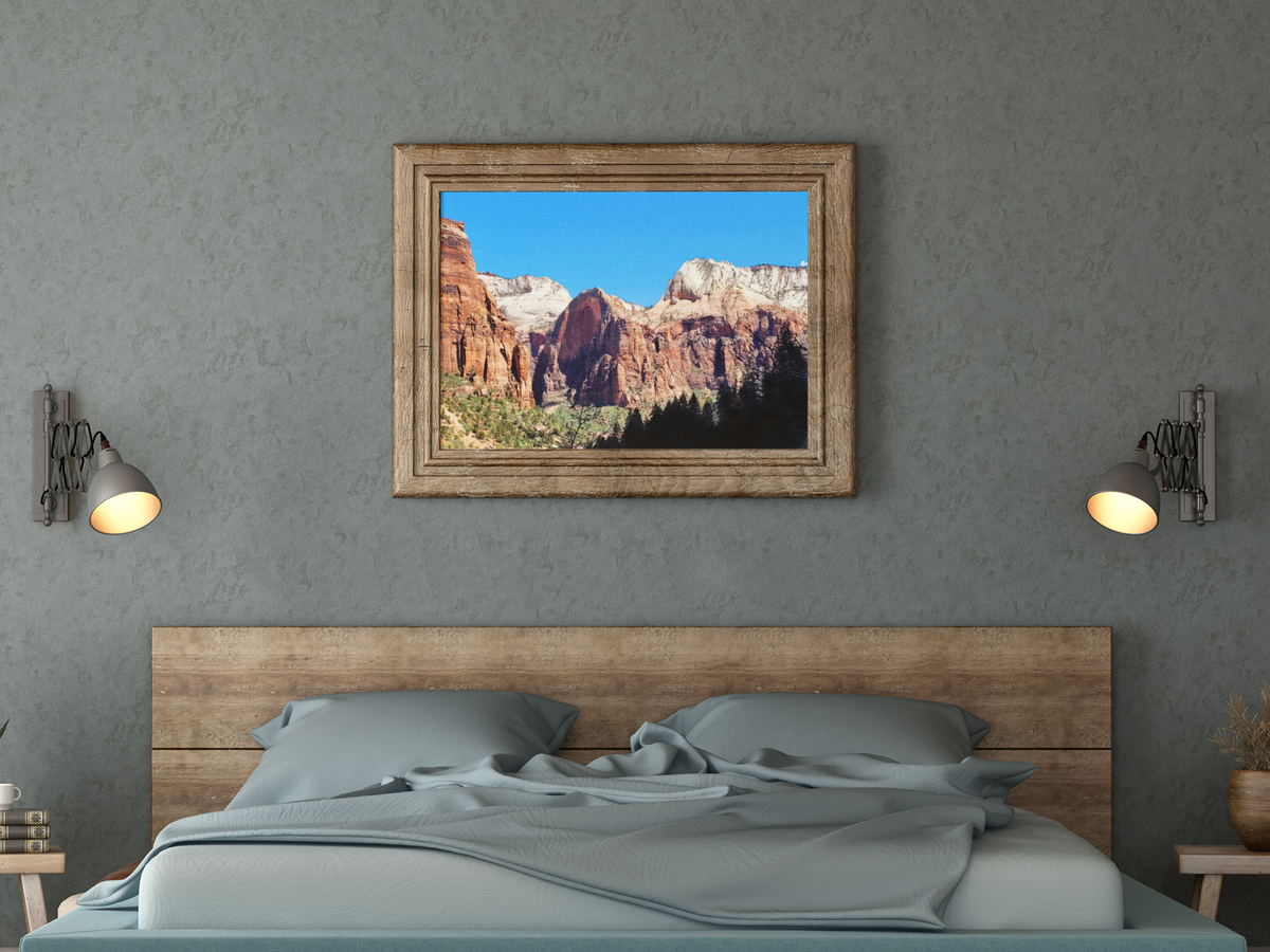 Zion National Park Great White Throne Fine Art Print