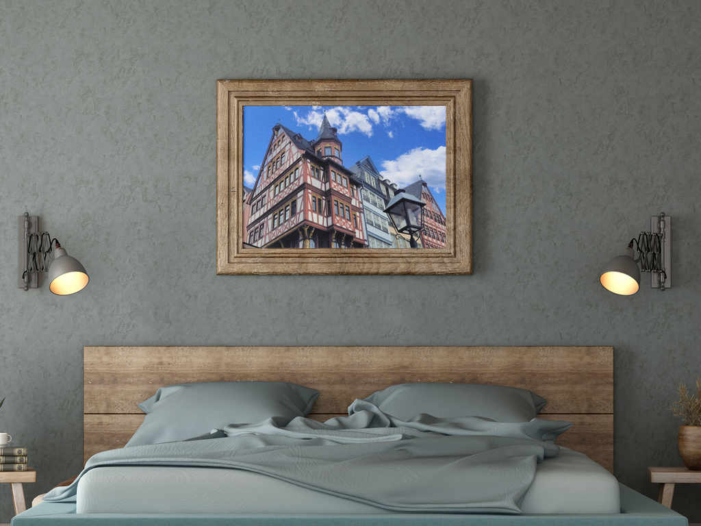Frankfurt Römerberg Architecture Fine Art Print