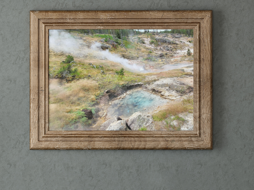 Yellowstone Fountain Paint Pot & Thermal Basin Print