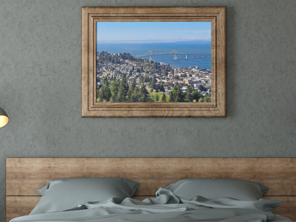 Astoria Oregon Megler Bridge & Columbia River Fine Art Print
