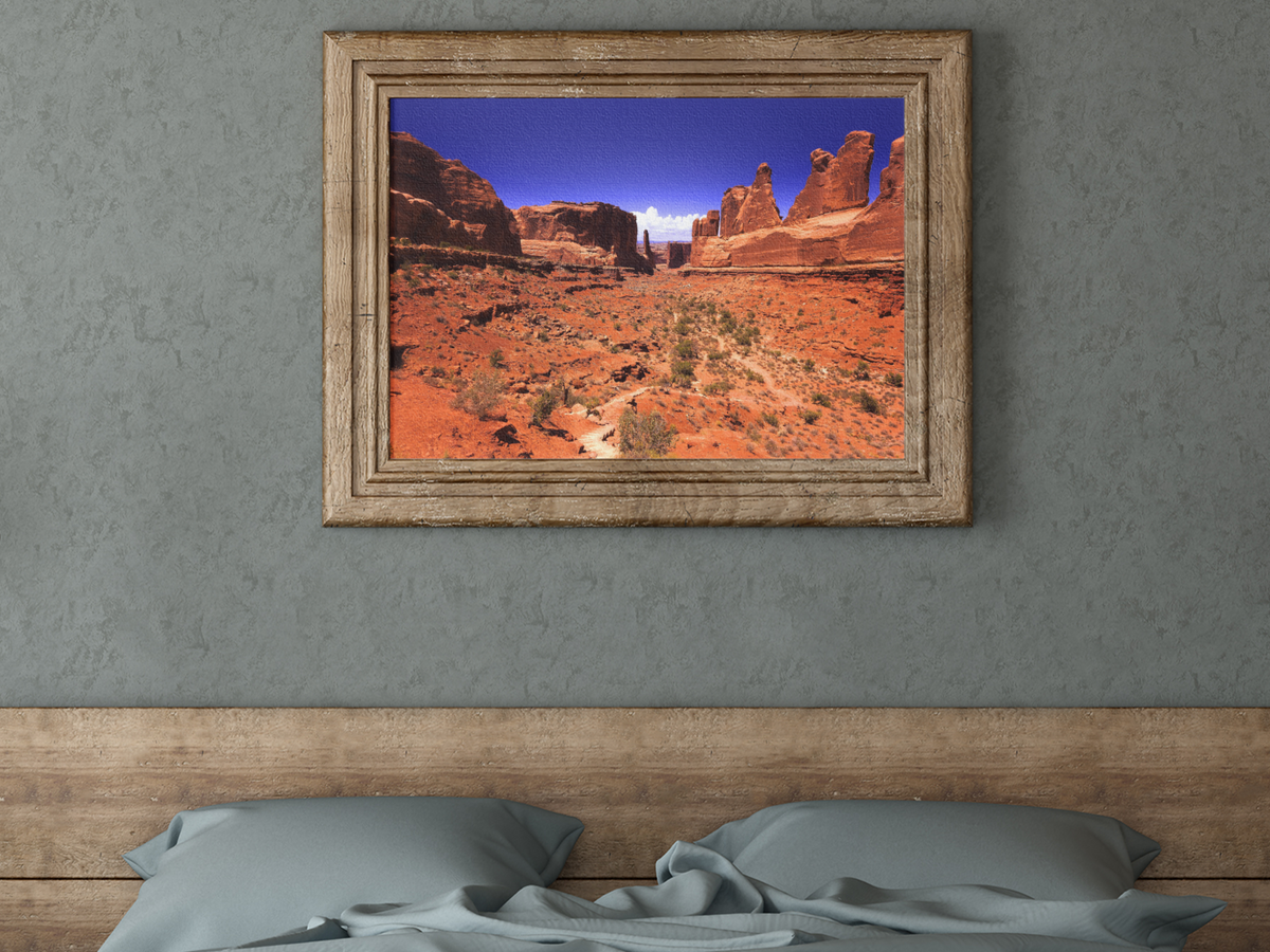 Arches National Park Park Avenue Fine Art Print | Utah Red Rock Canyon Landscape Photography