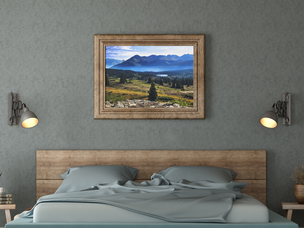Misty Morning Colorado Rocky Mountains Landscape Photography Print