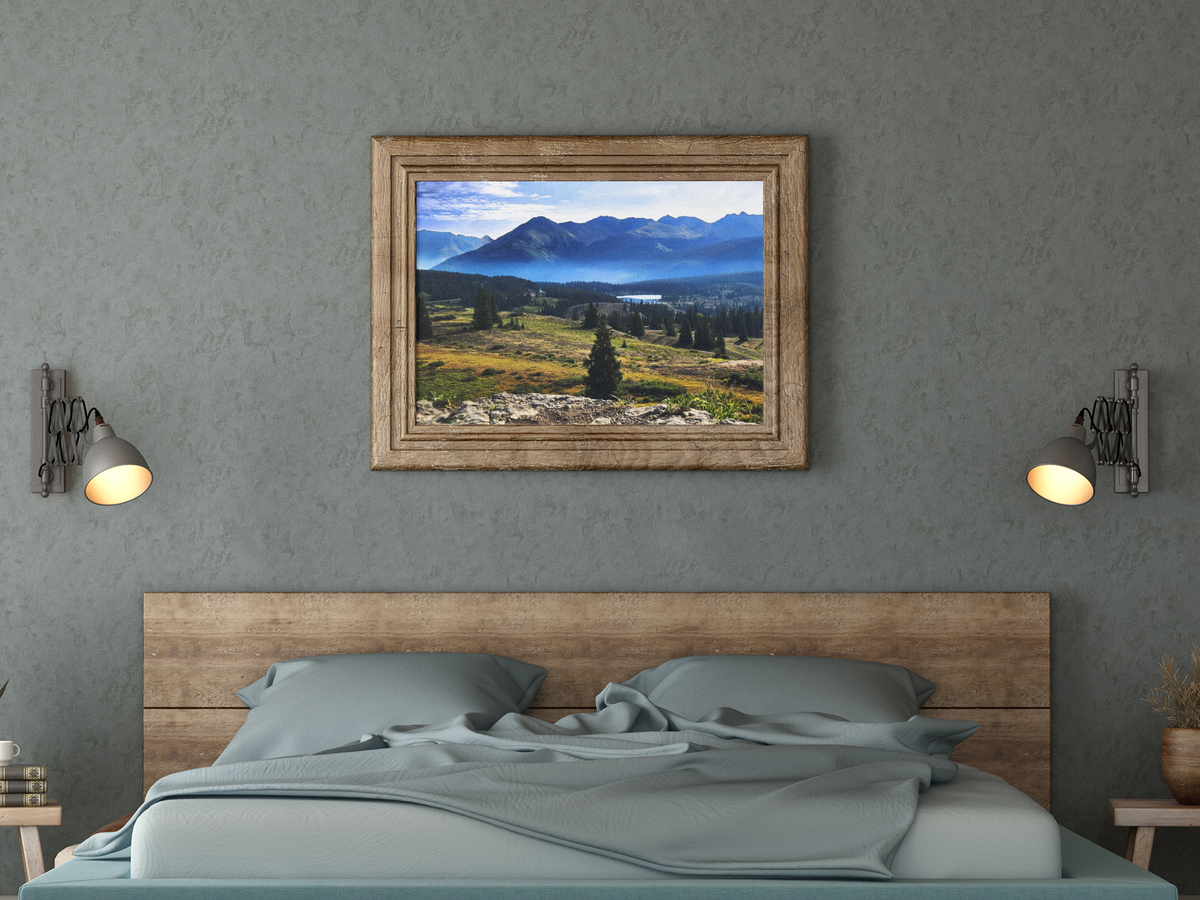 Misty Morning Colorado Rocky Mountains Landscape Photography Print