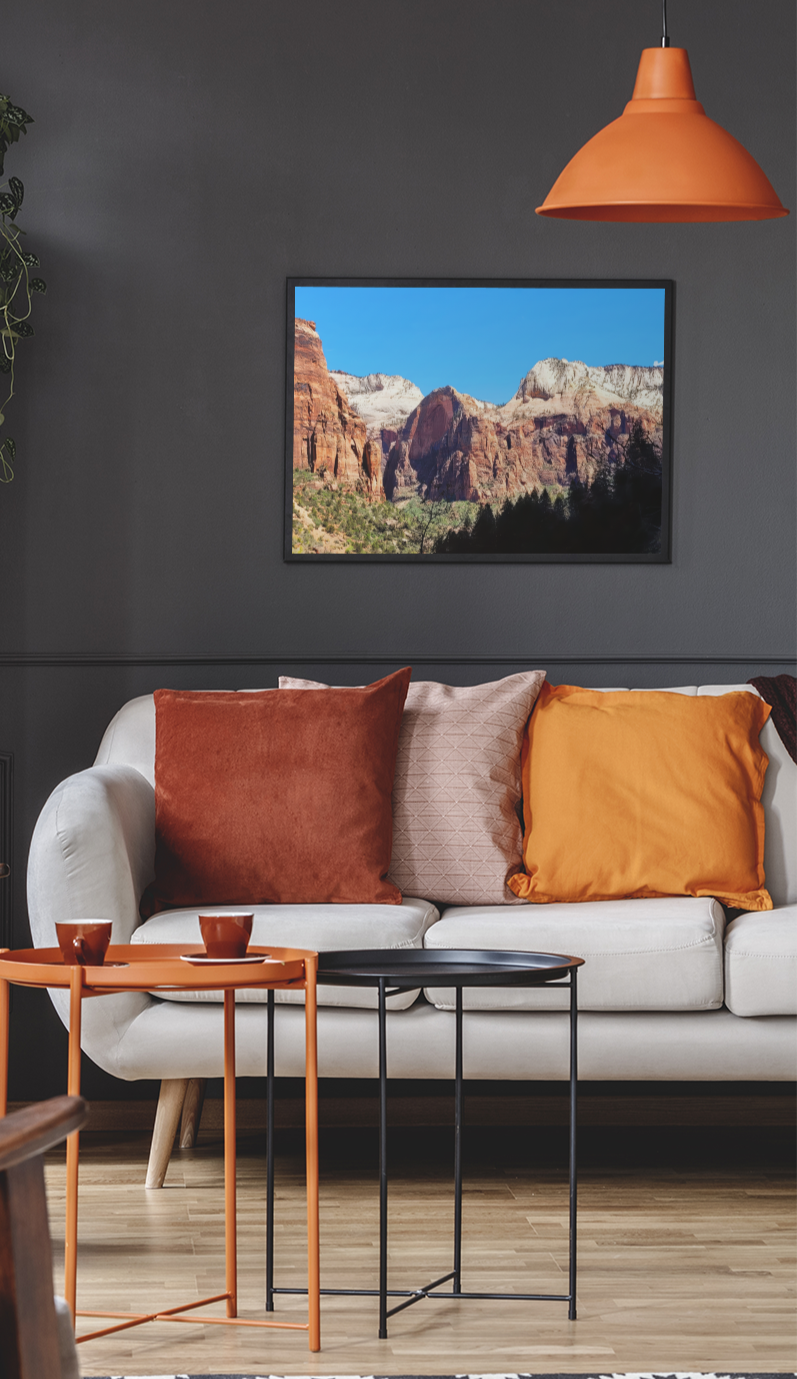 Zion National Park Great White Throne Fine Art Print