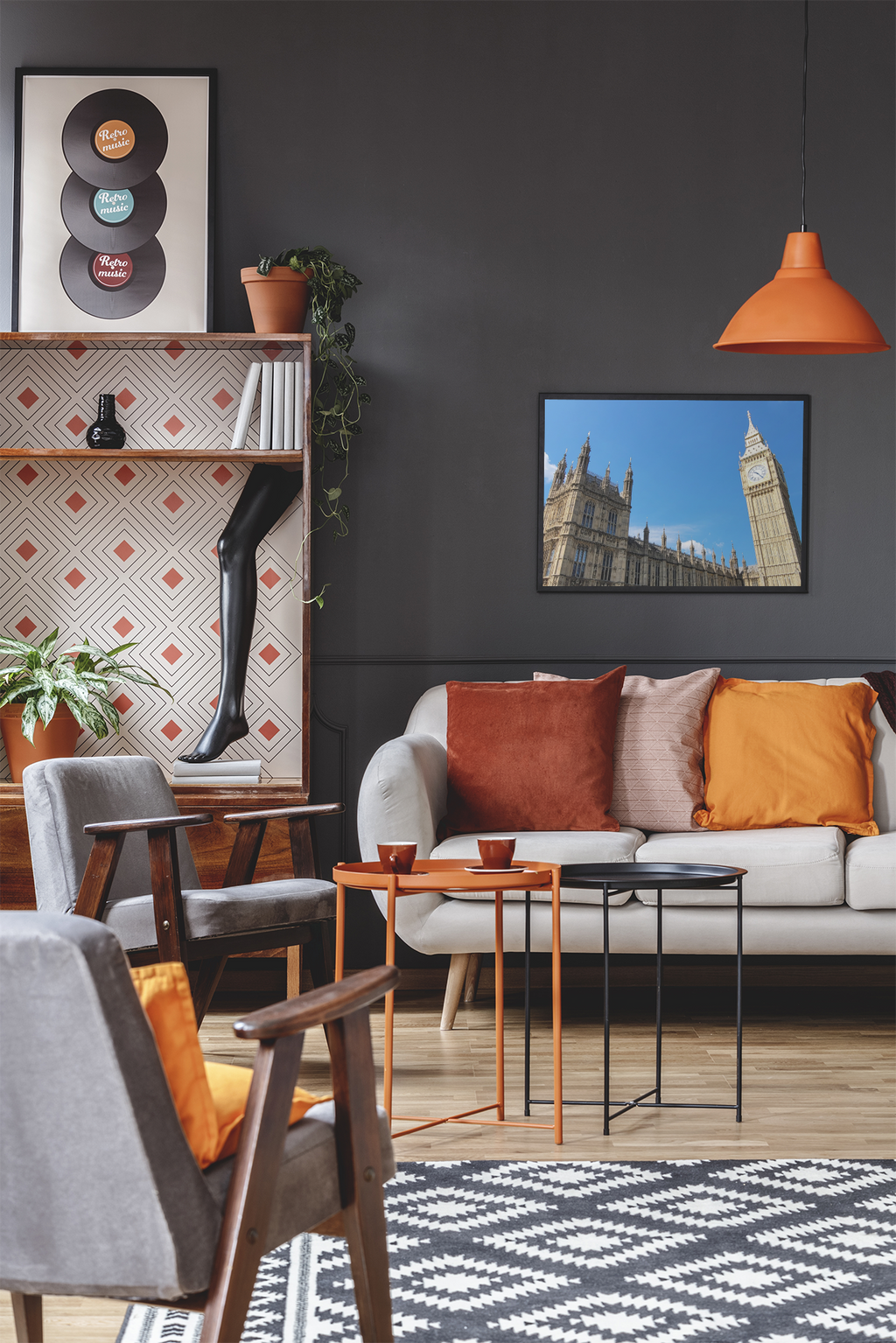 London Big Ben & Palace of Westminster Canvas Print | Elizabeth Tower Architectural Fine Art Wall Decor