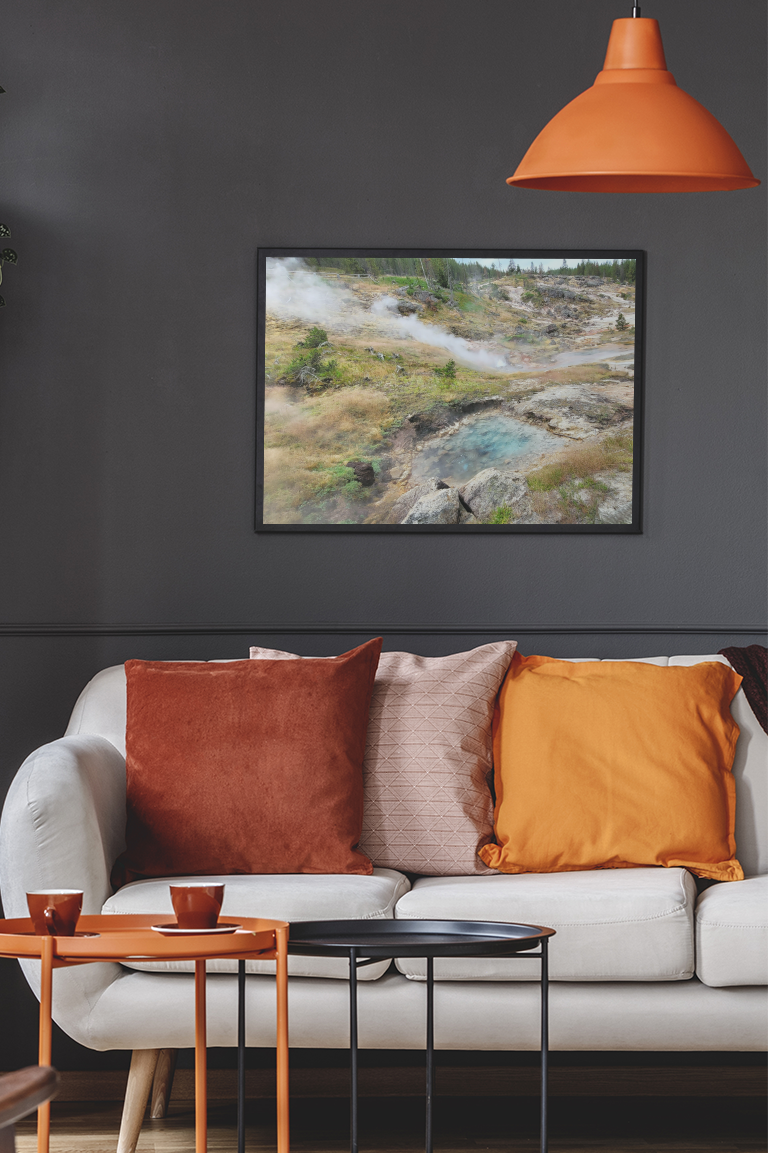 Yellowstone Fountain Paint Pot & Thermal Basin Print