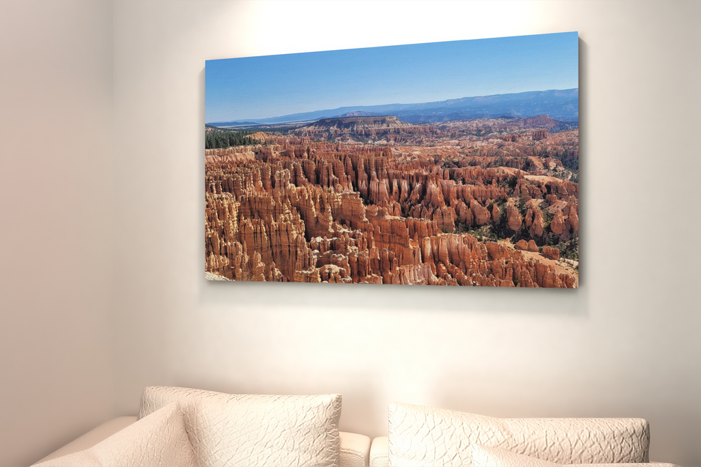 Bryce Canyon Hoodoos Aluminum Metal Print | Utah Red Rock Landscape Wall Art | National Park Art