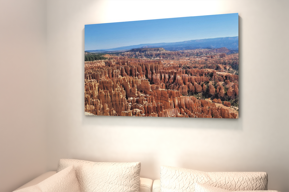 Bryce Canyon Hoodoos Aluminum Metal Print | Utah Red Rock Landscape Wall Art | National Park Art